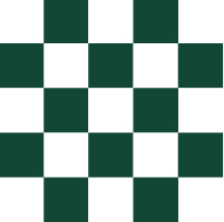 Green / White Checkerboard